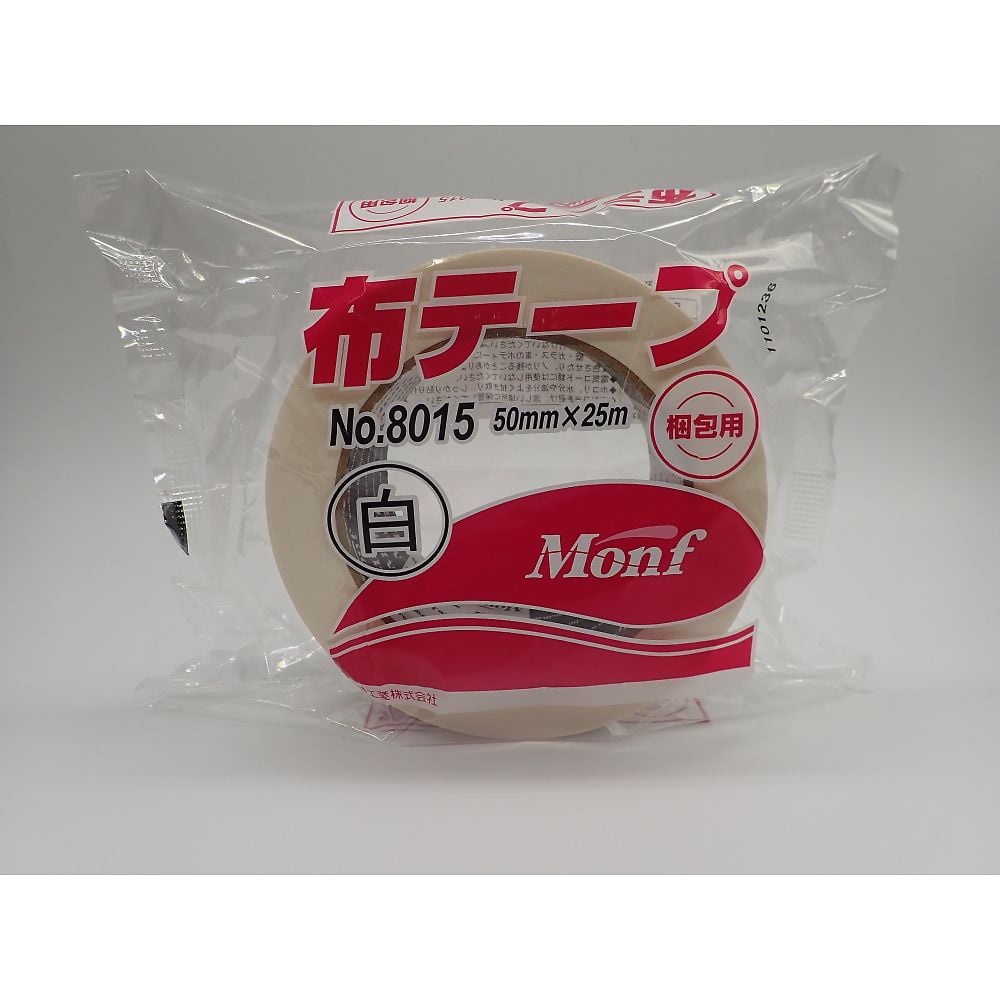 カラー布粘着テープ 白