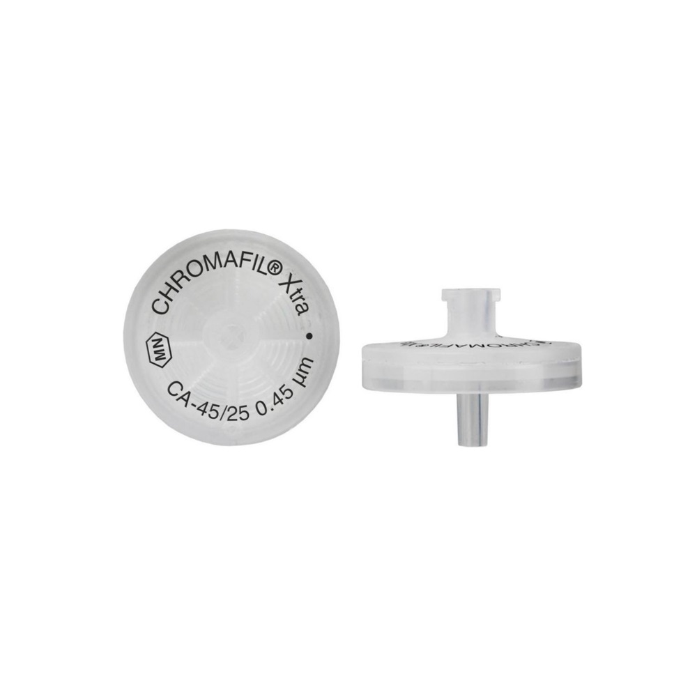 シリンジフィルター（セルロースアセテート・CHROMAFIL）0.45um φ25mm 親水性 透明 100個入