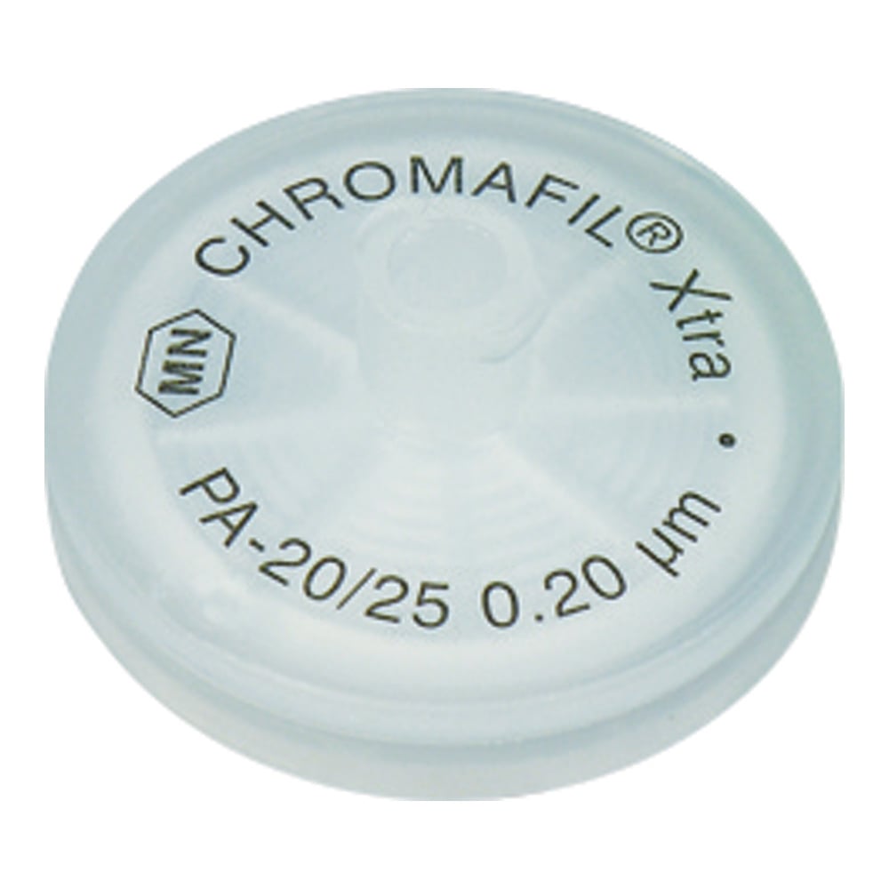 4-4344-02 シリンジフィルター（PA・CHROMAFIL）0.2um φ25mm ナチュラル 100個入 729212