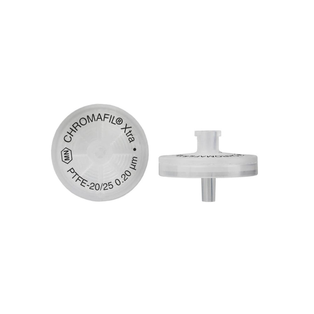 シリンジフィルター（疎水性PTFE・CHROMAFIL）0.2um φ25mm ナチュラル 100個入