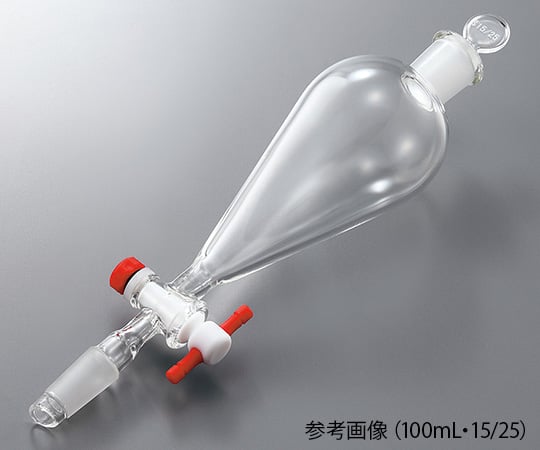 アズワン4-436-11分液ロート(下部摺合タイプ) 50mL 15/25