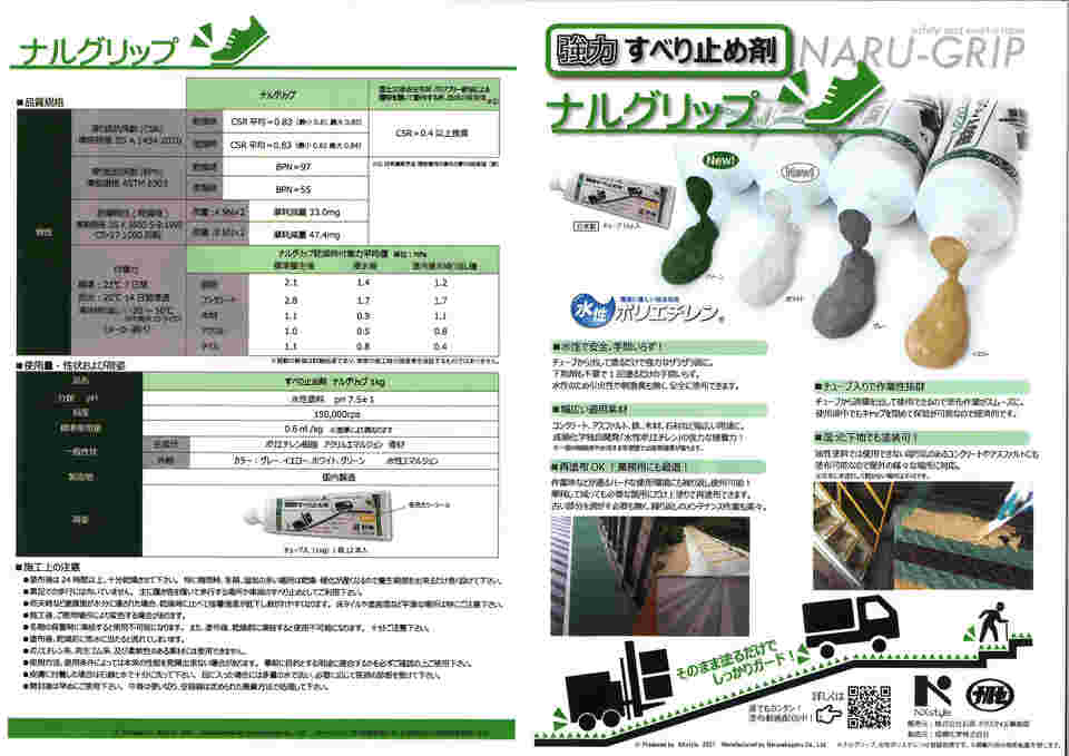 アズワン 強力すべり止め剤 ナルグリップ グレー 成瀬化学 すべり止め