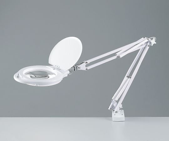LEDアーム式ワイド照明拡大鏡（1.75×）　AML7V｜アズキッチン【アズワン】