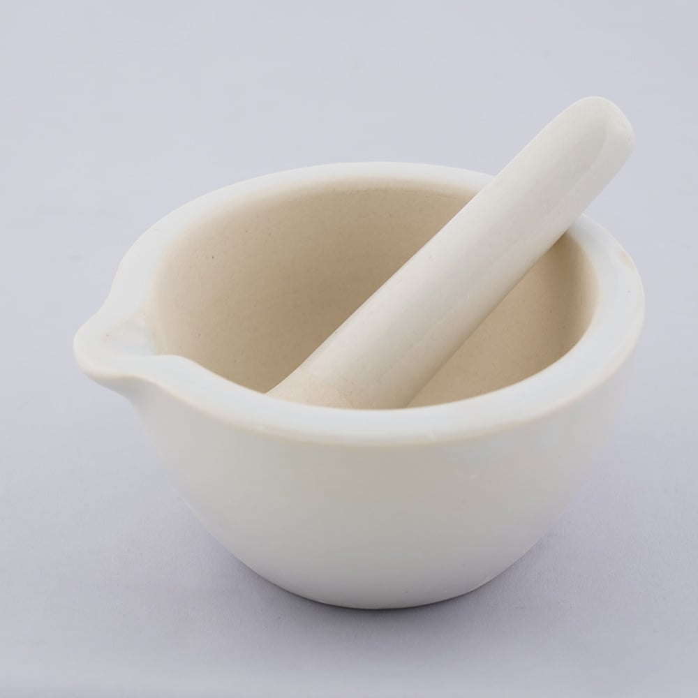 乳鉢   大型 アズワン 磁製乳鉢(乳棒付き)275mL 4-4487-02 1セット（直送品