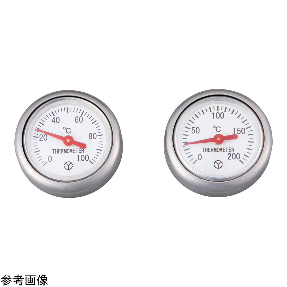 4-4617-01 バイメタル表面用温度計 0～100℃ JC-7363