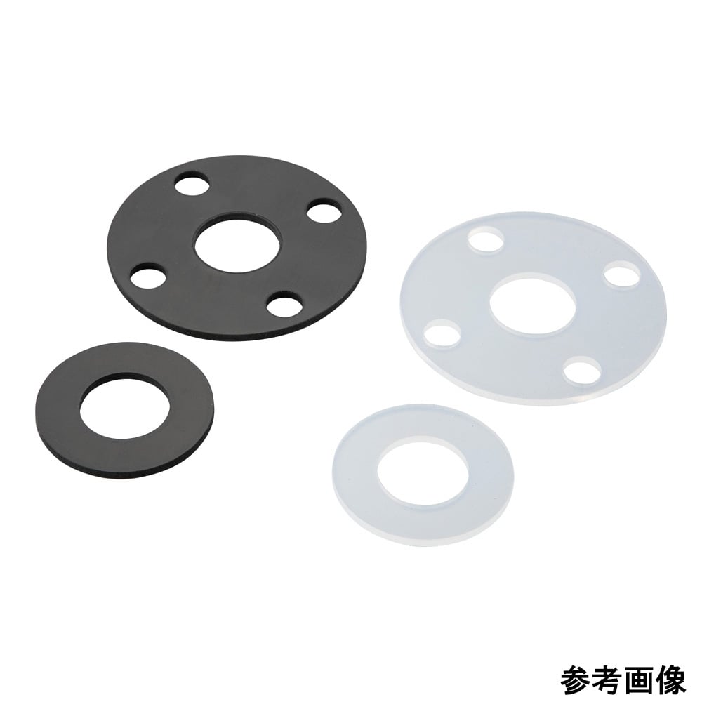 4-4620-04 フランジ用ゴムパッキン（JIS5K全面フランジ）NBR（ニトリル