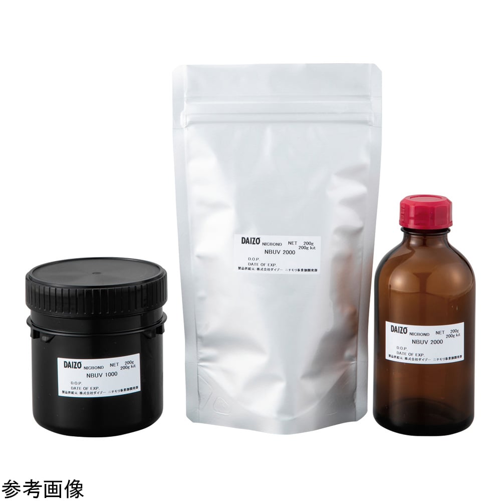 4-4668-01 光硬化型接着剤 1液性 7.5MPa NBUV1000