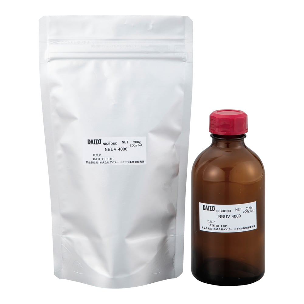 4-4668-04 光硬化型接着剤 1液性 12MPa NBUV4000