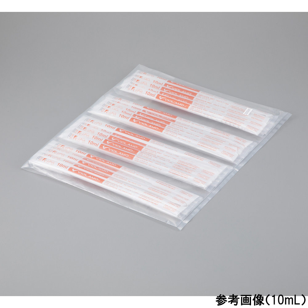 ビオラモディスポピペット プラスチック包装 25mL 150本 （個包装） 1箱(50本×3袋入り) 2-4131-05 - 4