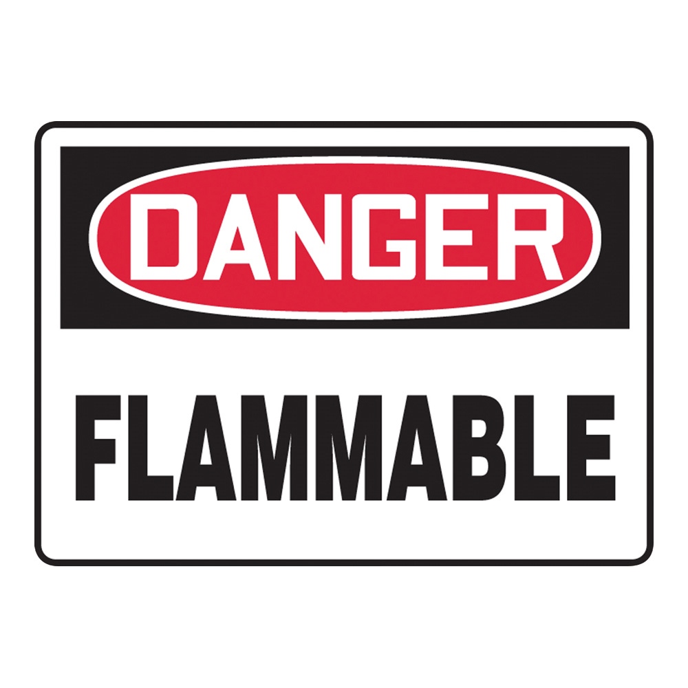 4-4747-03 警告・注意喚起ラベル（英字）Flammable MCHL228VS