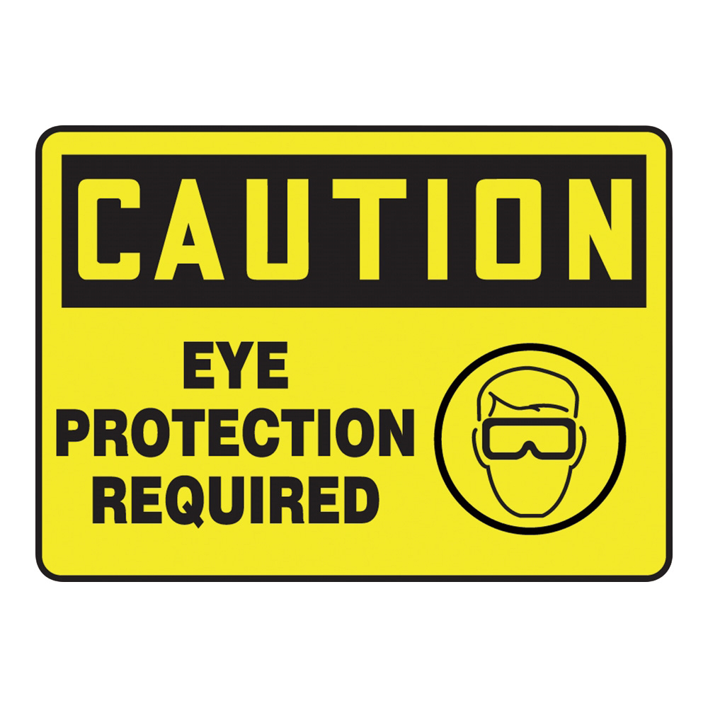 4-4747-05 警告・注意喚起ラベル（英字）Eye Protection Required MPPE795VS