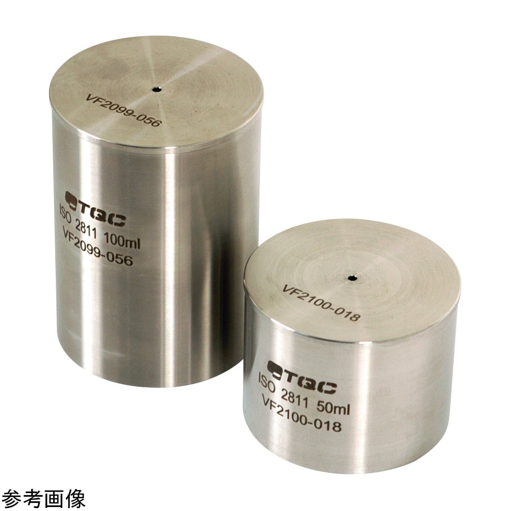 4-4774-02 ピクノメーター ステンレス製 50mL VF2100