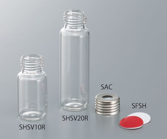 4-482-01 ネジ口ヘッドスペースバイアル 10mL 100本入 SHSV10R