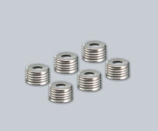 アズワン4-482-11セプタム付アルミキャップＳＡＣ【1袋(100個入)】(as1-4-482-11)