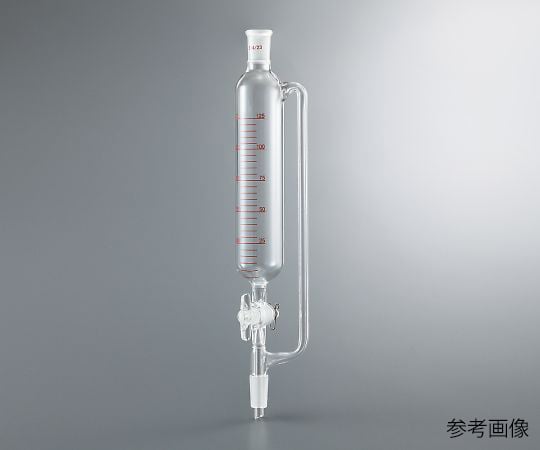 4-487-01 円筒分液ロート（平衡型・ガラスコック） 60mL