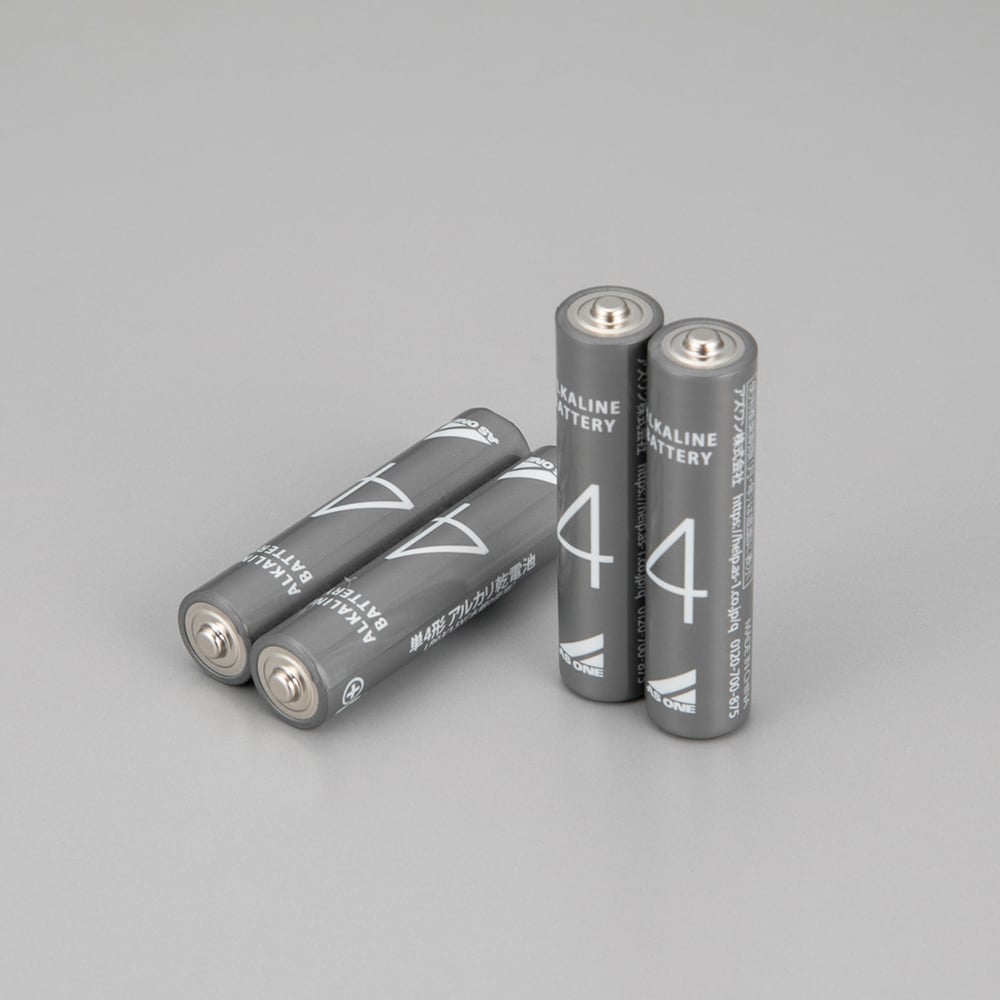 4-4953-03 アルカリ乾電池 単4 10本パック