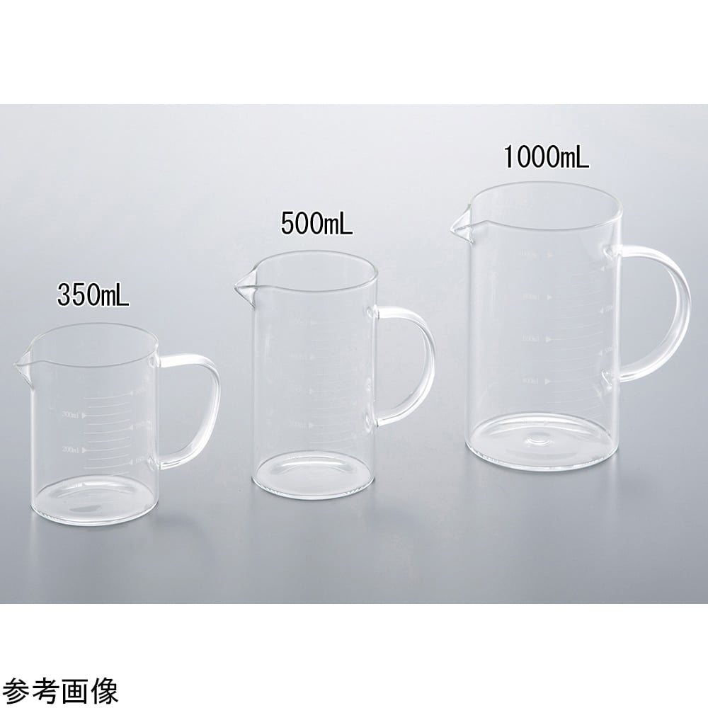 4-4957-03 ガラス手付きビーカー 1000mL BH100