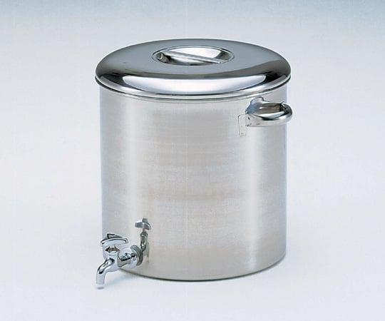 丸山ステンレス4-5006-05蛇口付ステンレスタンク50L【1個】(as1-4-5006-05)