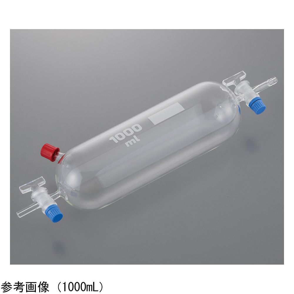 4-5137-08 ガスサンプリング管（GL14コネクター有）1000mL 05680170