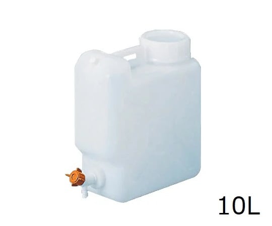 4-5335-03 ヘンペイ広口活栓付瓶 10L 耐薬コック 【AXEL】 アズワン