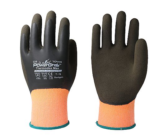 防寒天然ゴムコート手袋 PowerGrab ThermodexMax 329  S
