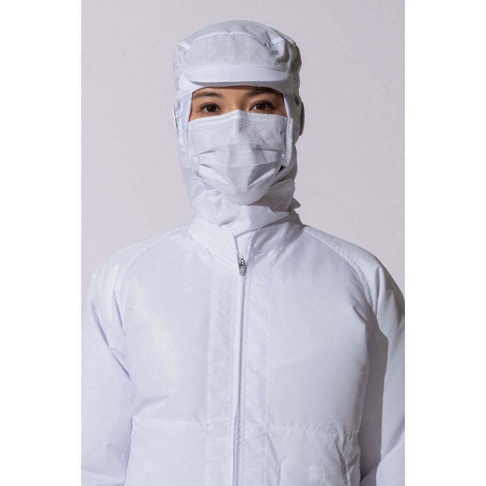 [取扱を終了した商品です]白衣型空調風神服 ブルゾン 3L 4539805 【AXEL】 アズワン