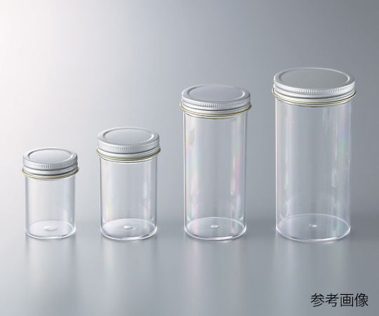 ［取扱停止］スチロールねじ口瓶（パッキン付き）　150mL　30個入 MSC150as1-4-542-03