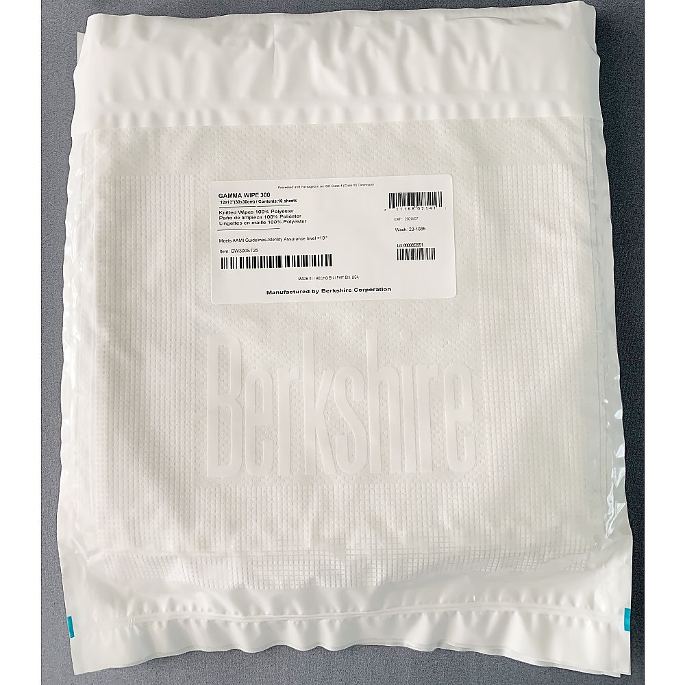 クリーンルームワイパー 2枚溶着チューブ構造 10枚×25袋入