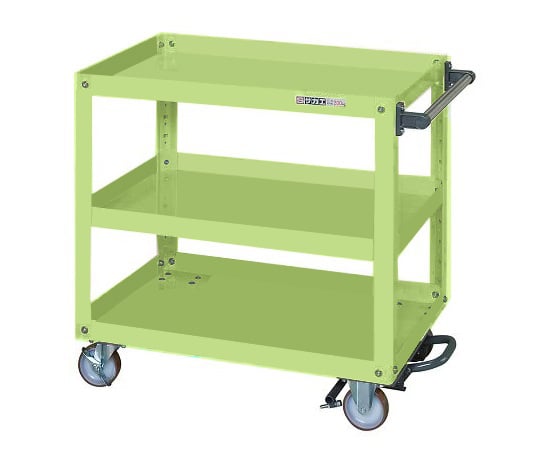 サカエ4-584-03ブレーキ付ワゴンＥＫＲ－２０７ＢＲＮＵ【1台】(as1-4-584-03)