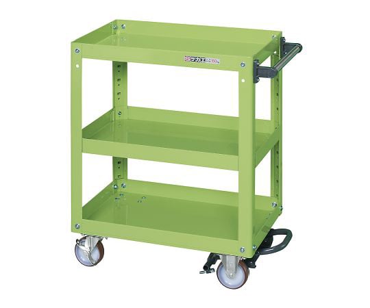 サカエ4-585-03ブレーキ付ワゴンＥＭＲ－１５０ＢＲＮＵ【1台】(as1-4-585-03)