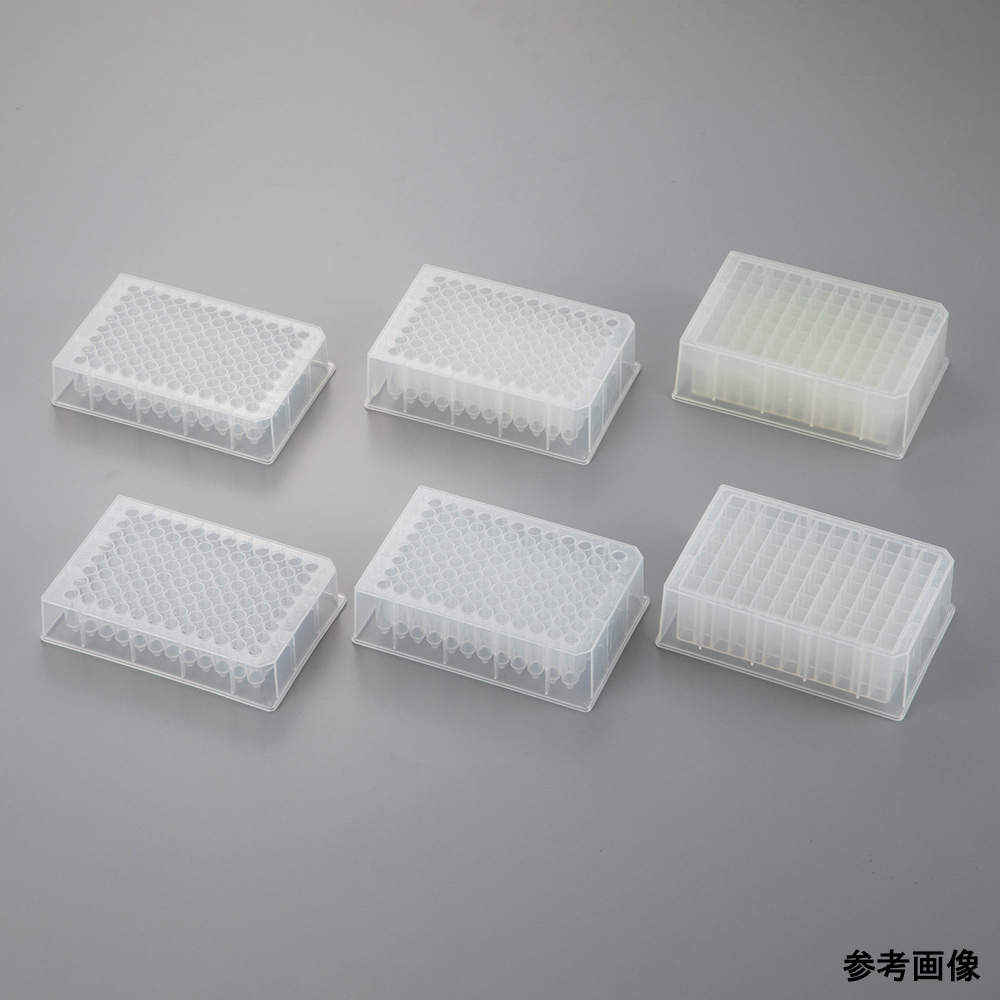 4-5880-03 ディープウェルプレート（PP製・96well）1mL 未滅菌 1ケース