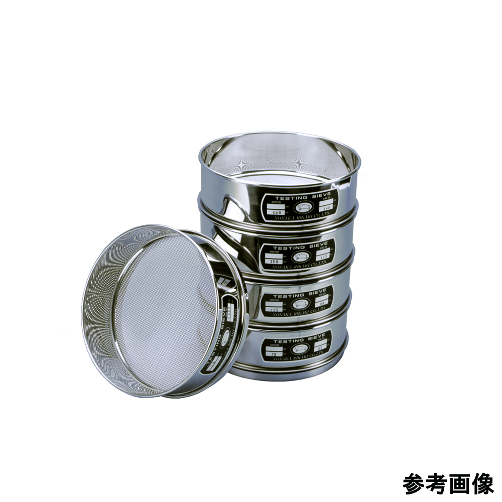 4-5924-01 ステンレス製試験ふるい φ300×深さ60 目開き125.0mm 【AXEL