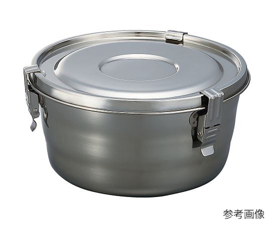 4-607-01 ステンレス丸形密閉タンク 0.2L OT-01R