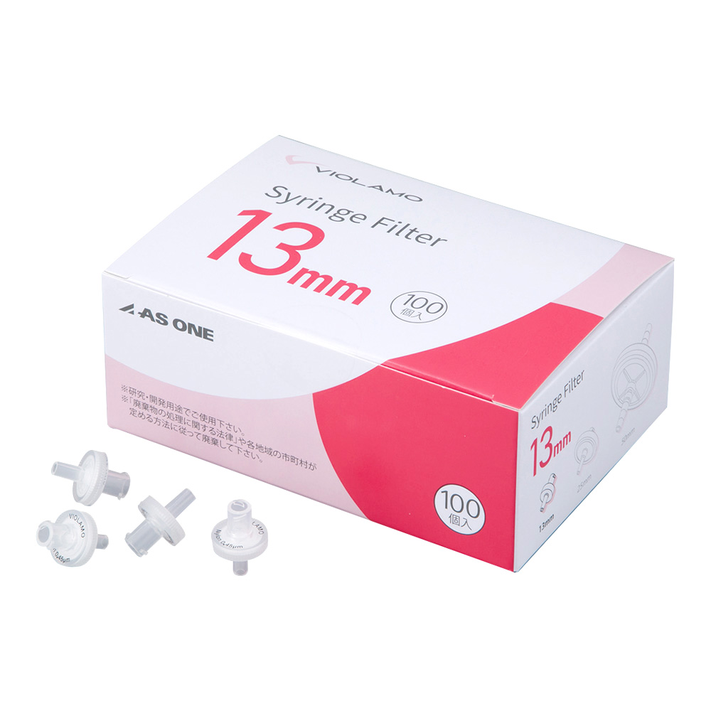 4-6099-03-99 ビオラモシリンジフィルター（親水性PTFE）0.22μm