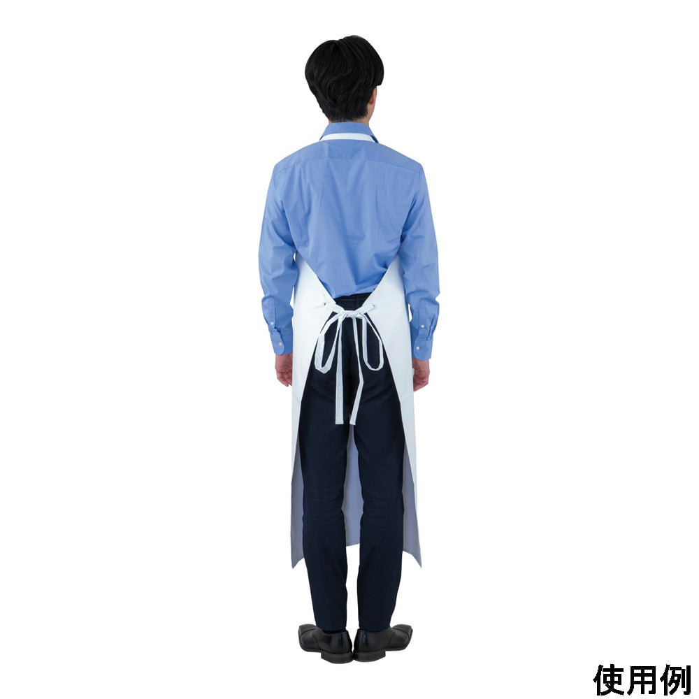 4-6125-01 耐薬品性エプロン（カルタイヤク） AP-CR110 【AXEL