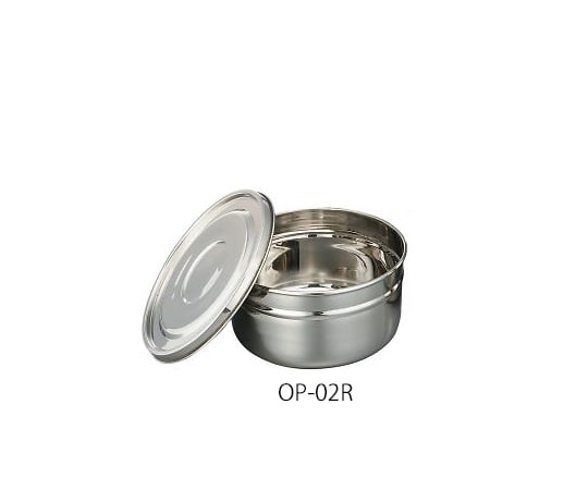 アズワン4-613-02ステンレス丸形タンクＯＰ－０２Ｒ【1個】(as1-4-613-02)