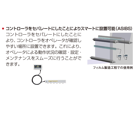 4-6289-01 スマートACイオナイザ ASIBS 有効長300mm ASIBS-300