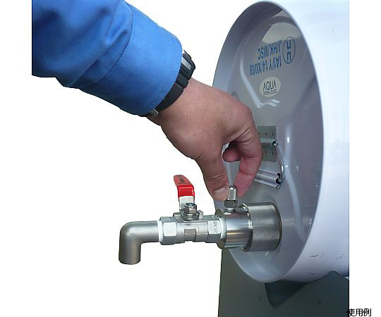 アクアシステム 低粘度溶剤用ペールコック φ48.8 SP-50P (ペール缶用) 61-9450-66 ペールコック(低粘度溶剤用・一斗缶外径Φ48.8用) SP-50I