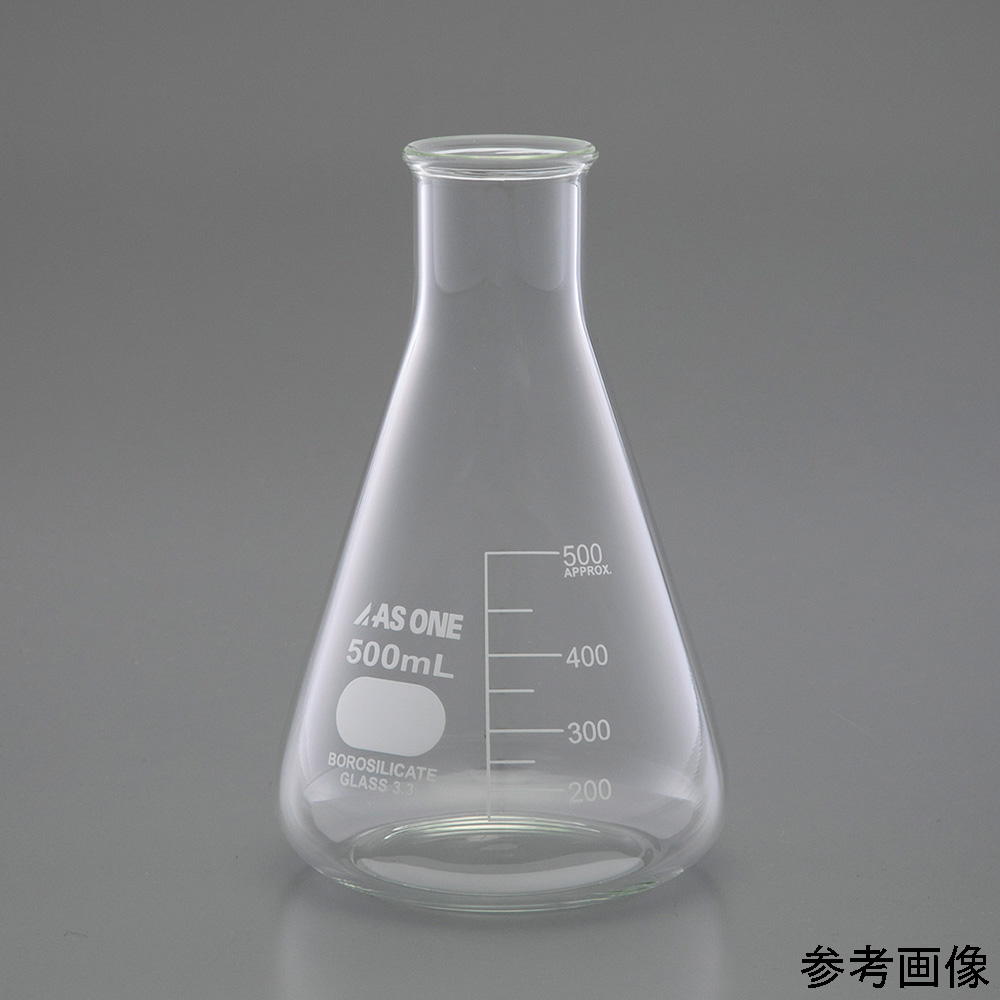 4-6495-04 三角フラスコ 500mL 【AXEL】 アズワン
