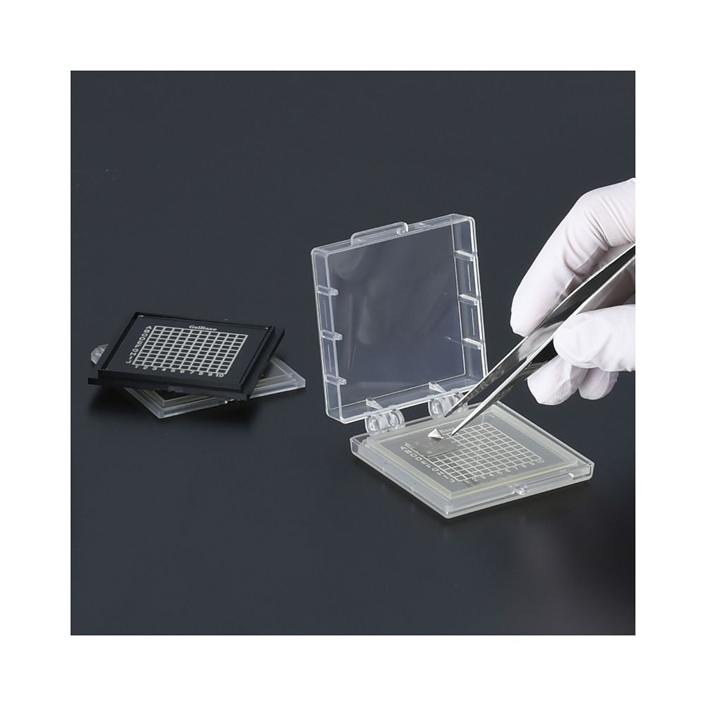 4-6504-02 精密部品搬送ケース ゲルベース® 2インチ 透明 フラットF7 L