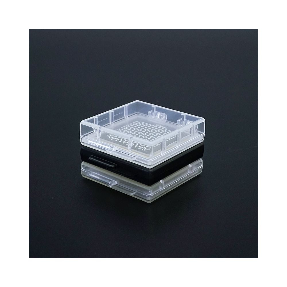 4-6504-02 精密部品搬送ケース ゲルベース® 2インチ 透明 フラットF7 L