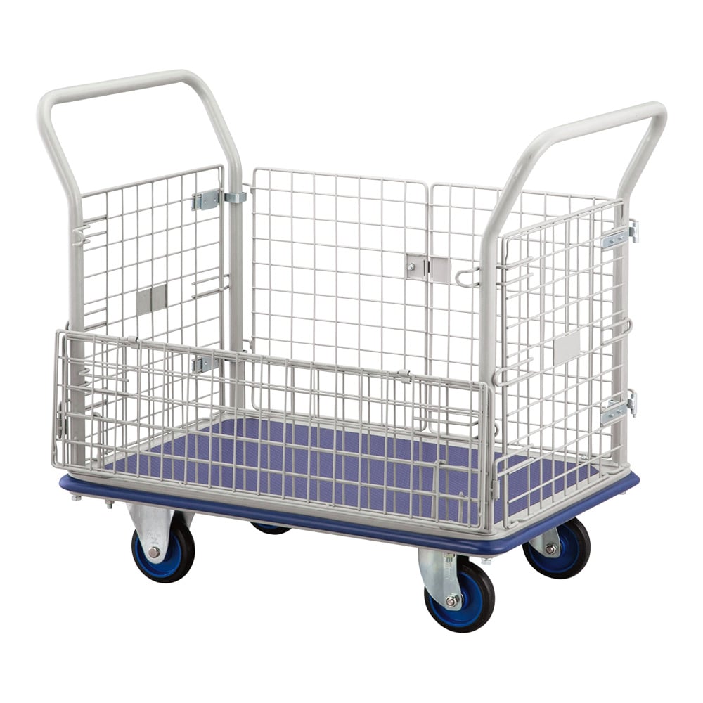 4-6515-02 観音扉式台車（1/2開閉扉）ブレーキフットタイプ KT-300F