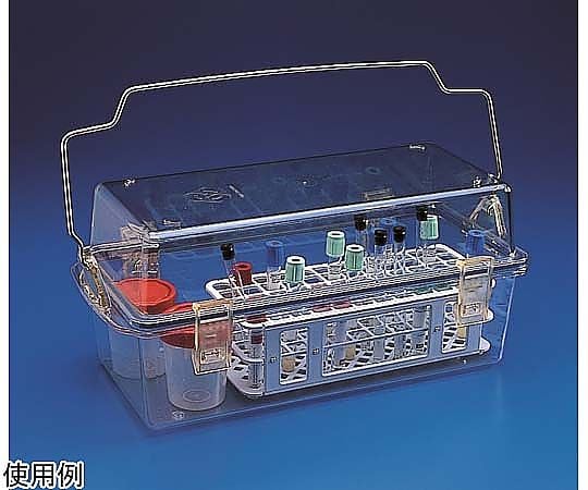 4-6712-01 セーフティボックス（ポリカーボネート製）4.5L 569 【AXEL