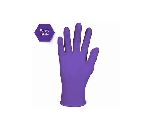 4-6751-02 キムテック パープルニトリルグローブ M 100枚 55082 【AXEL
