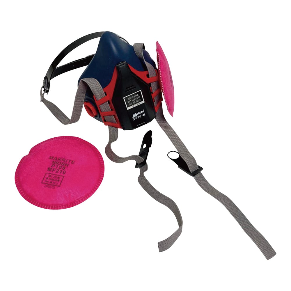 4-6943-02-30 取替式防じんマスク RL3（アジアンフィット）L G520L