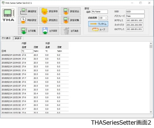 4-793-01 デジタル温湿度ロガー(でかモニ・メモリタイプ) THA-02L