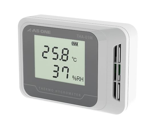 アズワン4-794-01-20　デジタル温湿度モニター（でかモニ）　校正証明書付　THA-01M