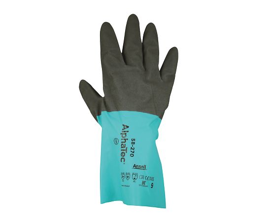 4-825-52 化学防護手袋 M 1パック（12双入） 58-270(M)