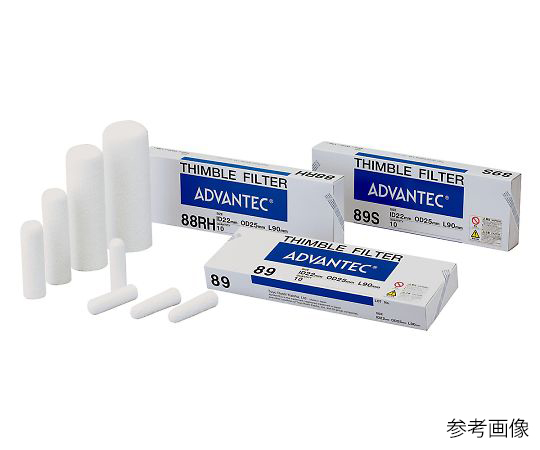 ADVANTEC4-860-12円筒濾紙ＩＤ５４㎜ＯＤ６０㎜Ｌ２００㎜【1箱(25本入)】(as1-4-860-12)