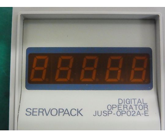 【中古品】サーボパック用デジタルオペレータ　JUSP-OP02A-2